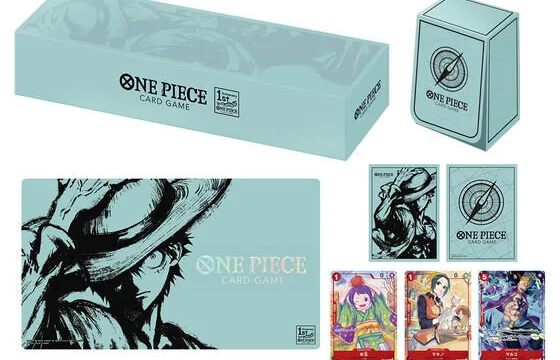 『ワンピース カードゲーム』1周年記念セットが抽選販売｜9,900円、投票1位のお玉・マキノ・マルコの新規カード付き