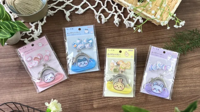 ちいかわ プチパース付きフレークシール全4種｜各880円・3月27日発売でした