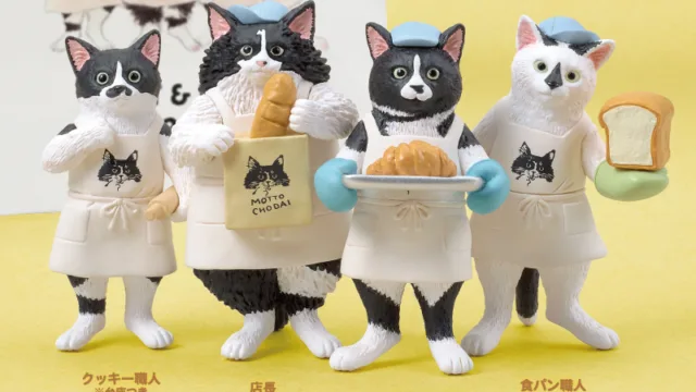 CAT&BAKES9456 キャットベーカリーフィギュア 全4種