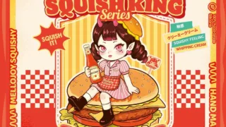 メロジョイ キングオブバーガースクィーズ【A028】|2,899円・ハンバーガーの断面を立体化