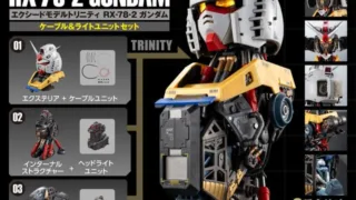 ガンダムの高級ガシャポン「エクシードモデルトリニティ RX-78-2」|カプセル版1,500円・オンライン版1,850円