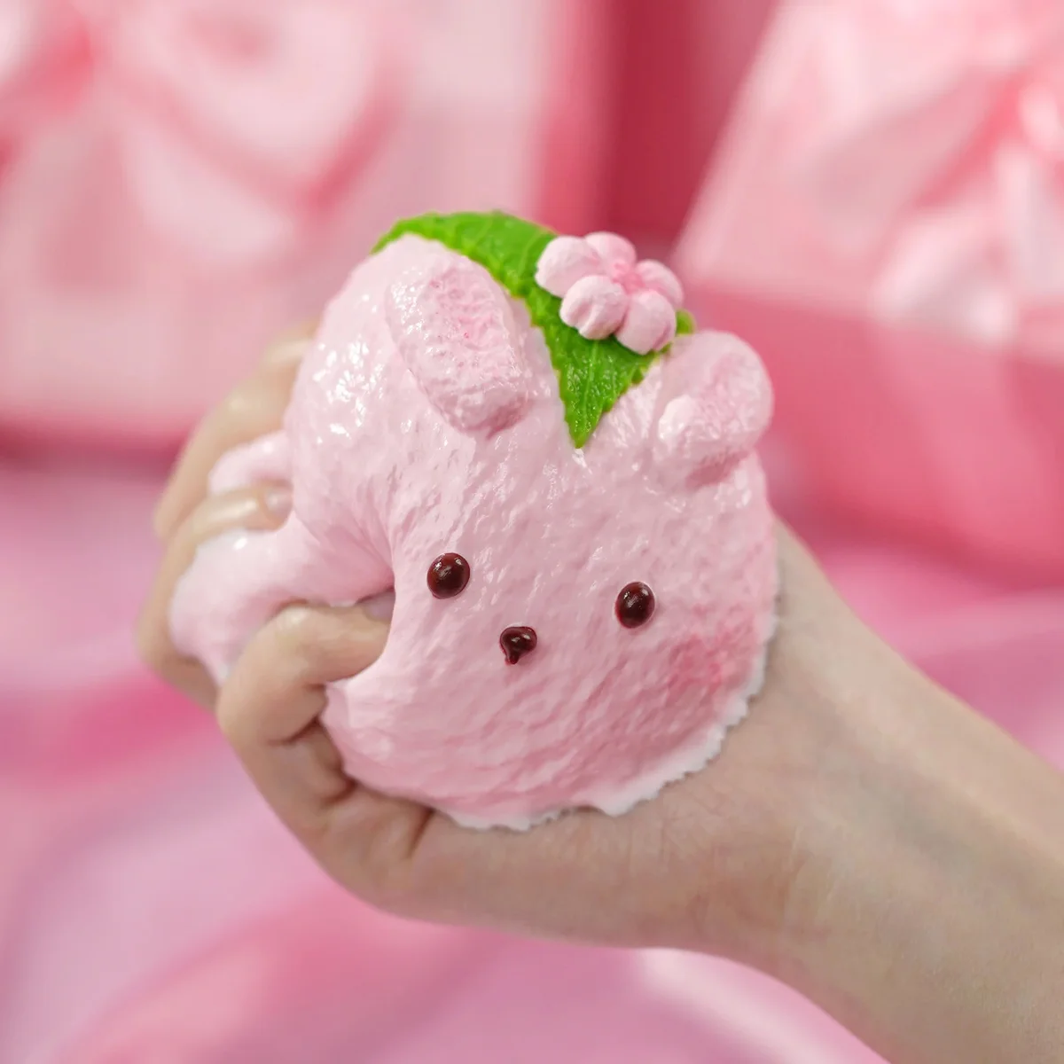 メロジョイ うさぎ桜餅 握った様子