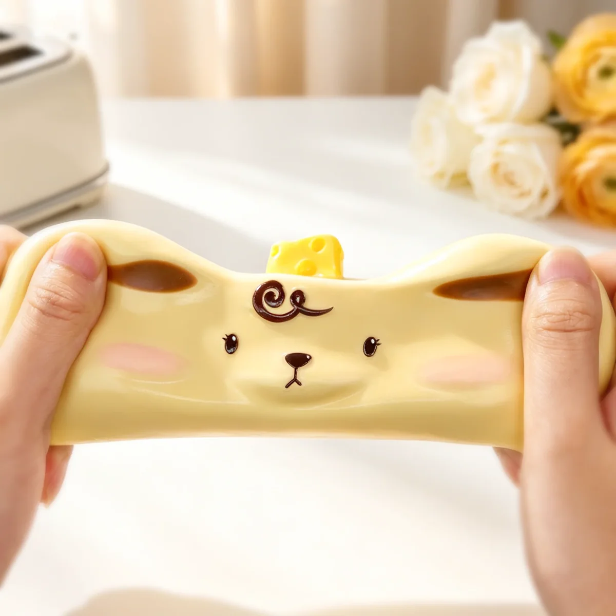 メロジョイ チーズベア 引き伸ばした様子