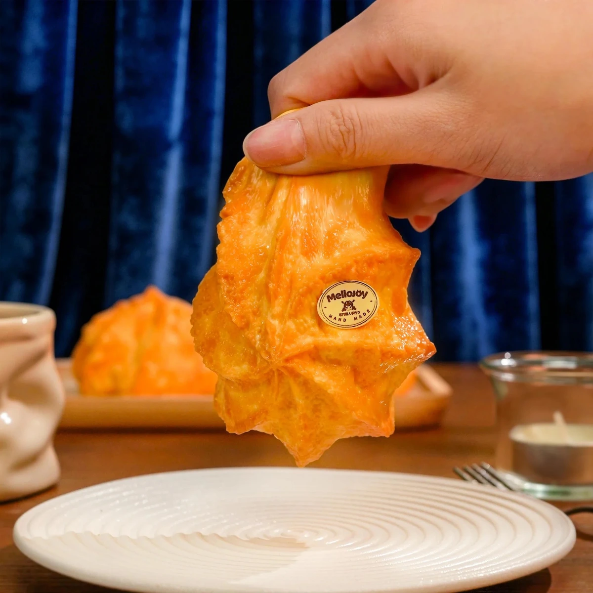 メロジョイ クッキークラブ 引っ張って変形した様子
