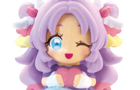 「びっくらたまご 名探偵プリキュア！ おすわりマスコット」全4種｜550円・キュアアルカナも