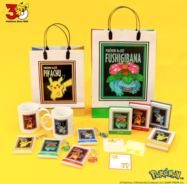 『ポケットモンスター 赤・緑』30周年記念 × 3COINS グッズ