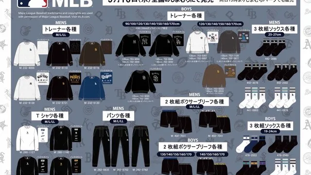 しまむら MLB グッズ一覧