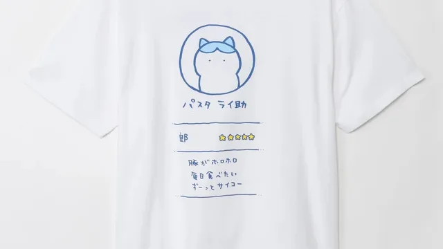 ちいかわ パスタライ助のTシャツ