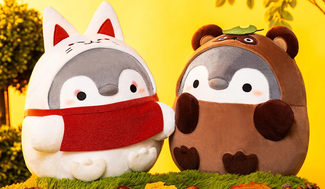 コウペンちゃん キツネとタヌキBIGぬいぐるみ 全2種
