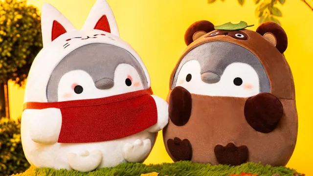 コウペンちゃん キツネとタヌキBIGぬいぐるみ 全2種