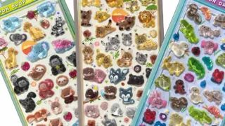 ボンボンドロップシール「ワイルドガーデン」全3種｜600円・9月20日10時から新屋島水族館で
