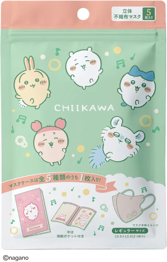 ちいかわ立体不織布マスク（ミュージック）