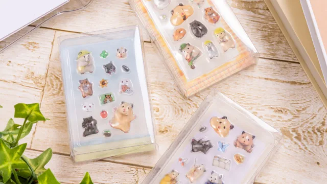 「助六の日常」PUKU CHURU seal 全3種|淡いタッチの絵柄、2026年9月18日から