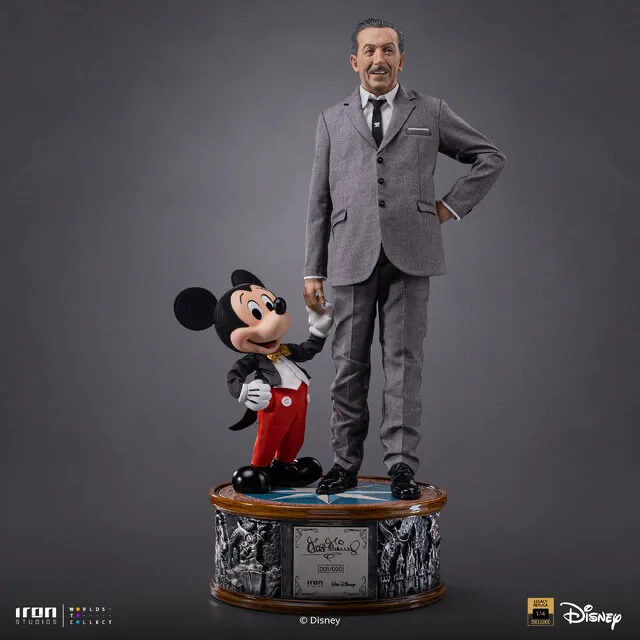 デラックス・レガシーレプリカ・シリーズ 1/4スケール ウォルト・ディズニー＆ミッキーマウス