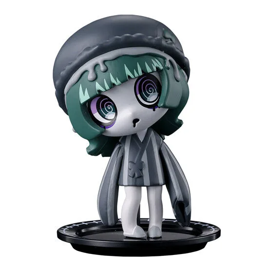 VIRUSWEETS 黒胡麻マカロン。灰色と深緑のモノトーン