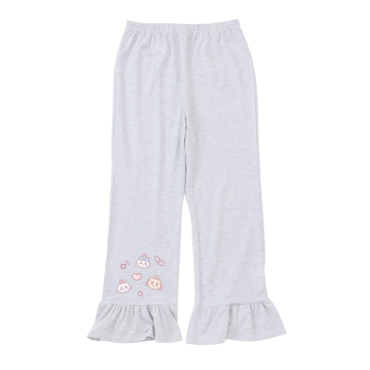 ANGEL モクグレーのパンツ。裾にフリル