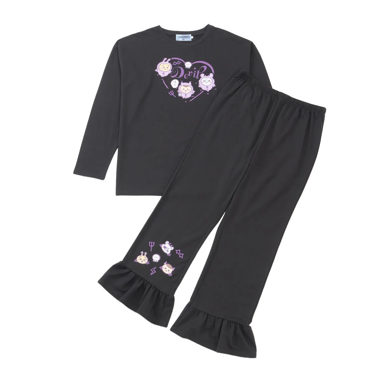 DEVIL スミクロのセットアップ。トップスとパンツ
