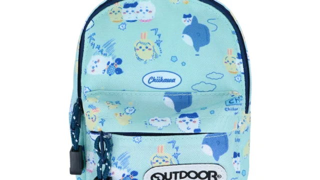 ちいかわ ペンケース BACKPACK OD ブルー