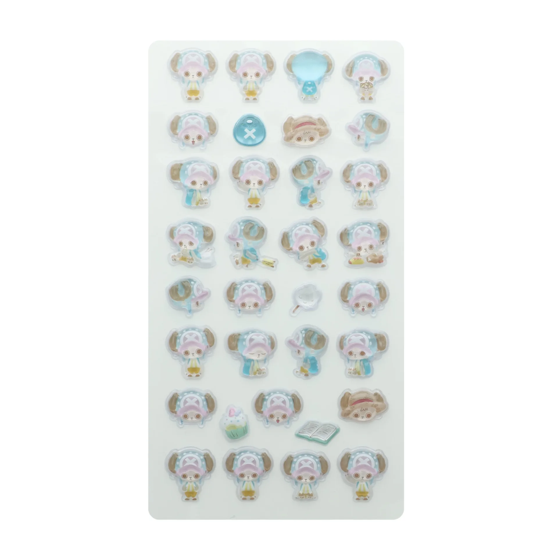 CHOPPER's柄のシート。チョッパーがいろいろな姿で並ぶ