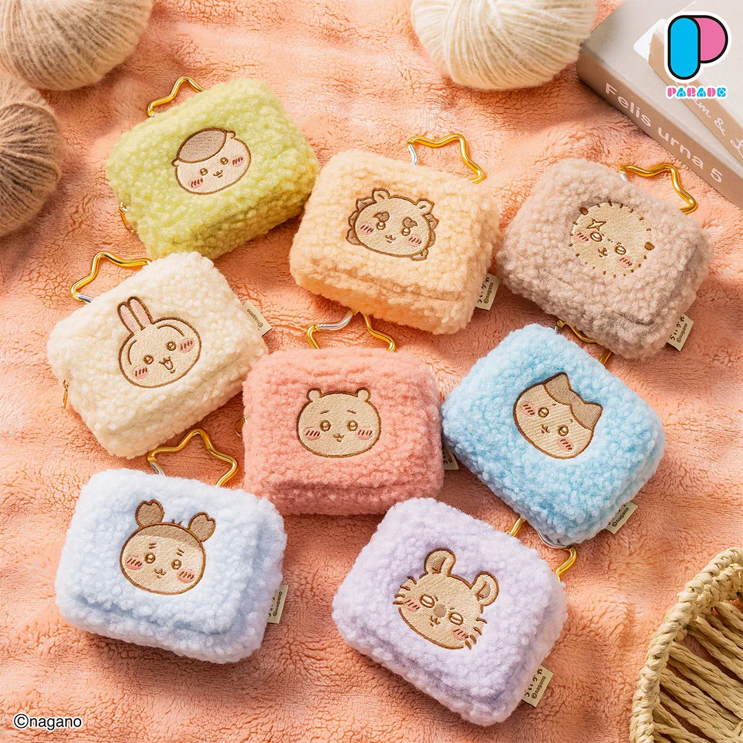 ちいかわ カラビナつきもこもこポーチ 全8種