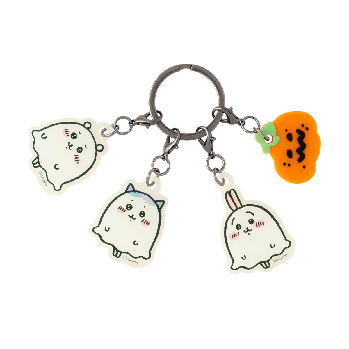 ちいかわパーク おばけな3連蓄光アクリルチャーム