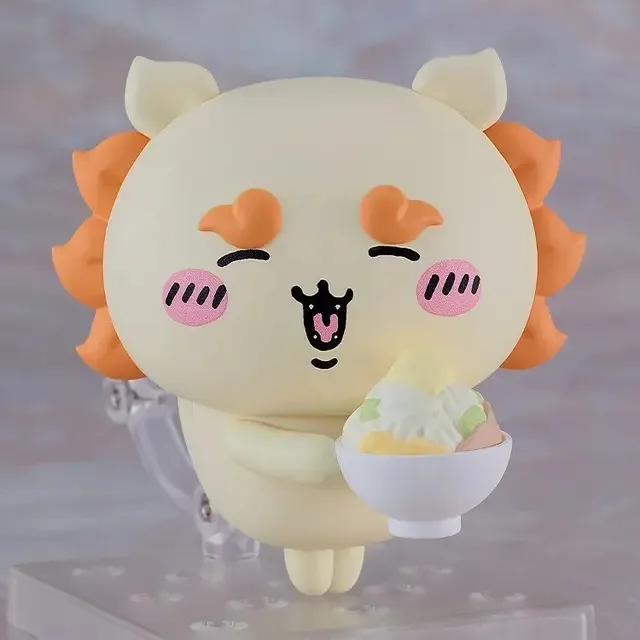 ねんどろいど ちいかわ シーサーがラーメンを持ったところ