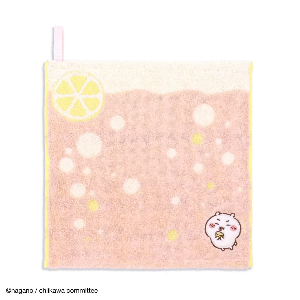 ちいかわ タオルハンカチ（すっぱ ピンク）