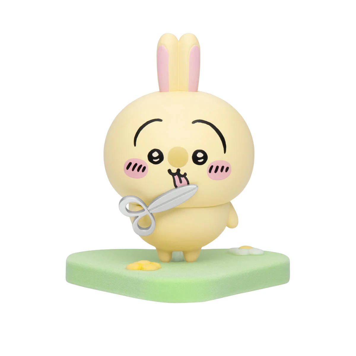 うさぎだらけフィギュア ハサミをくわえたうさぎ