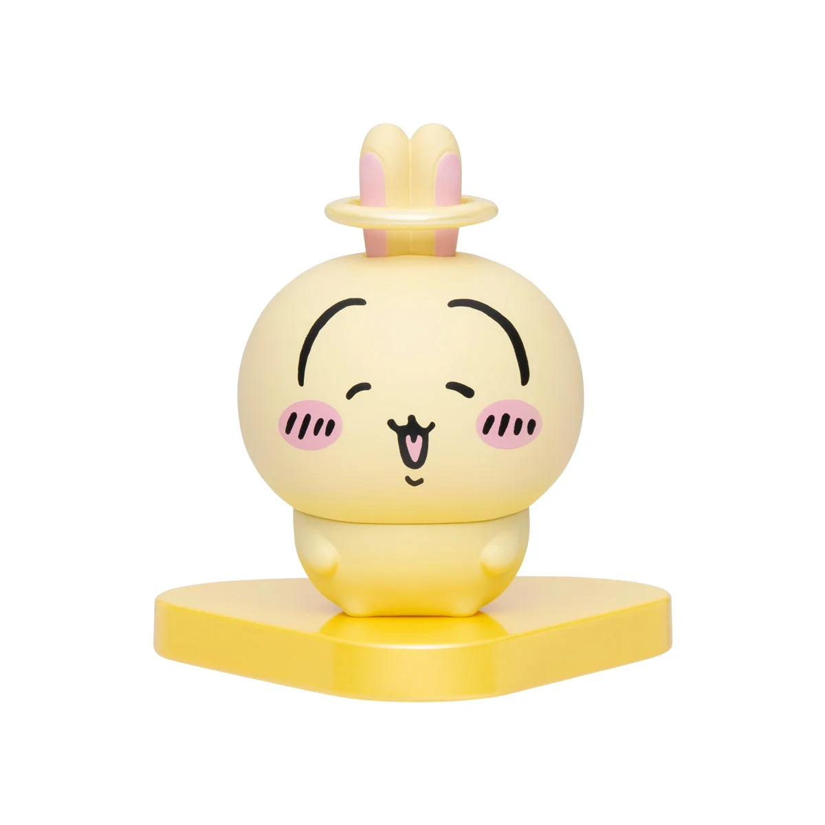 うさぎだらけフィギュア 黄色い台座のうさぎ
