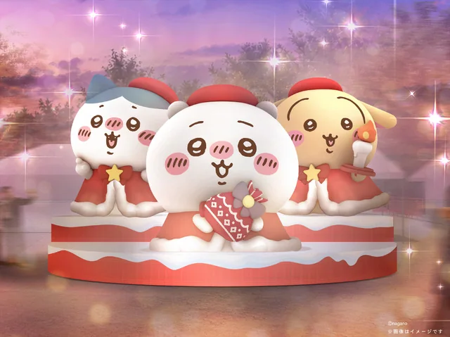 ちいかわクリスマスマーケット 全高約3mの巨大バルーン